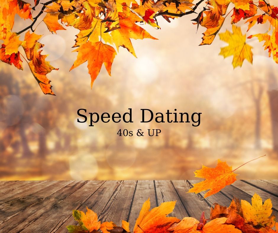 SPEED DATING in Red Bank (40s and up)