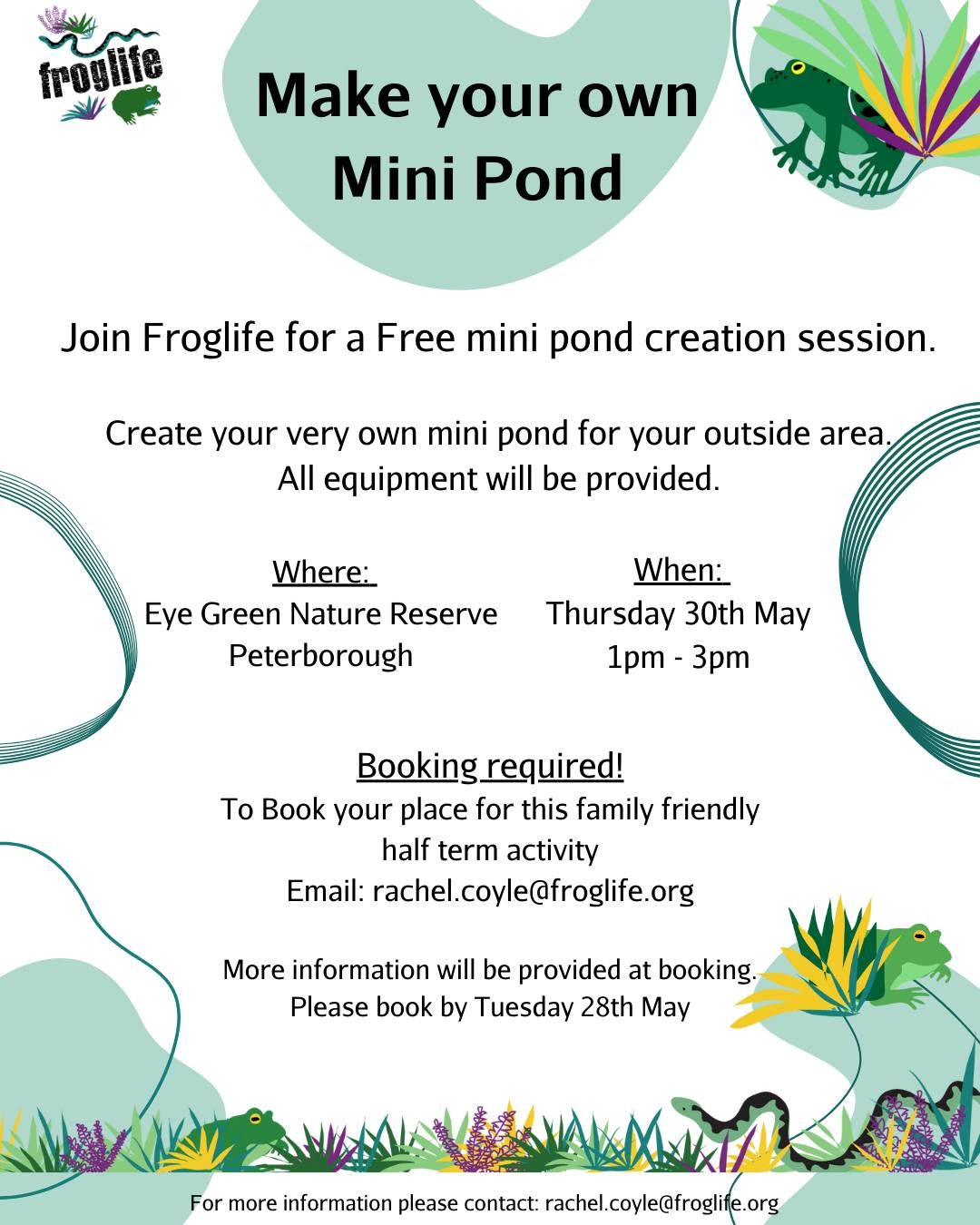 Make your own mini pond
