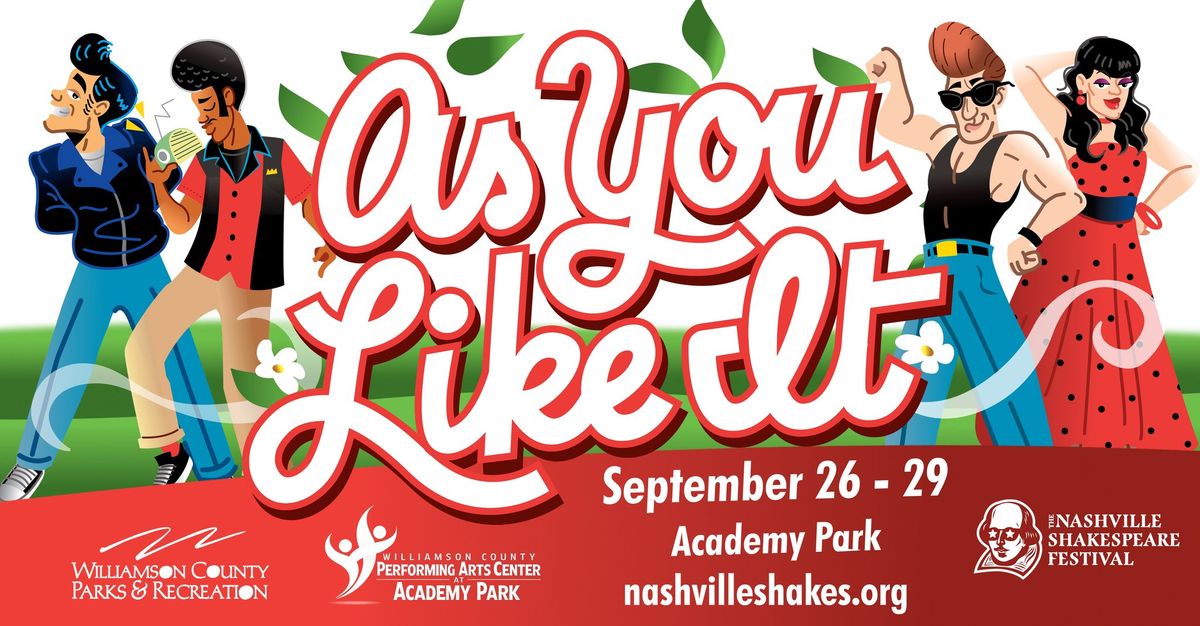 The Nashville Shakespeare Festival presents Shakespeare at Academy Park