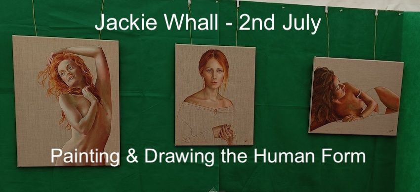 Live Painting Demonstration - Painting & Drawing the Human Form - Jackie Whall