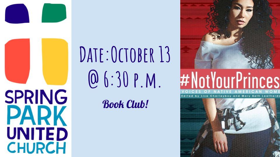 Book Club: #NotYourPrincess - Voices of Native American Women.