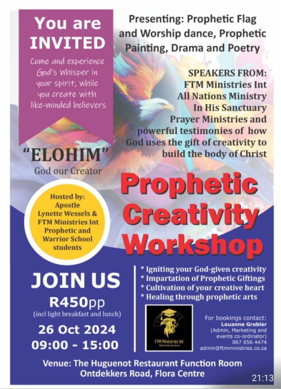 Prophetic Creativity Workshop