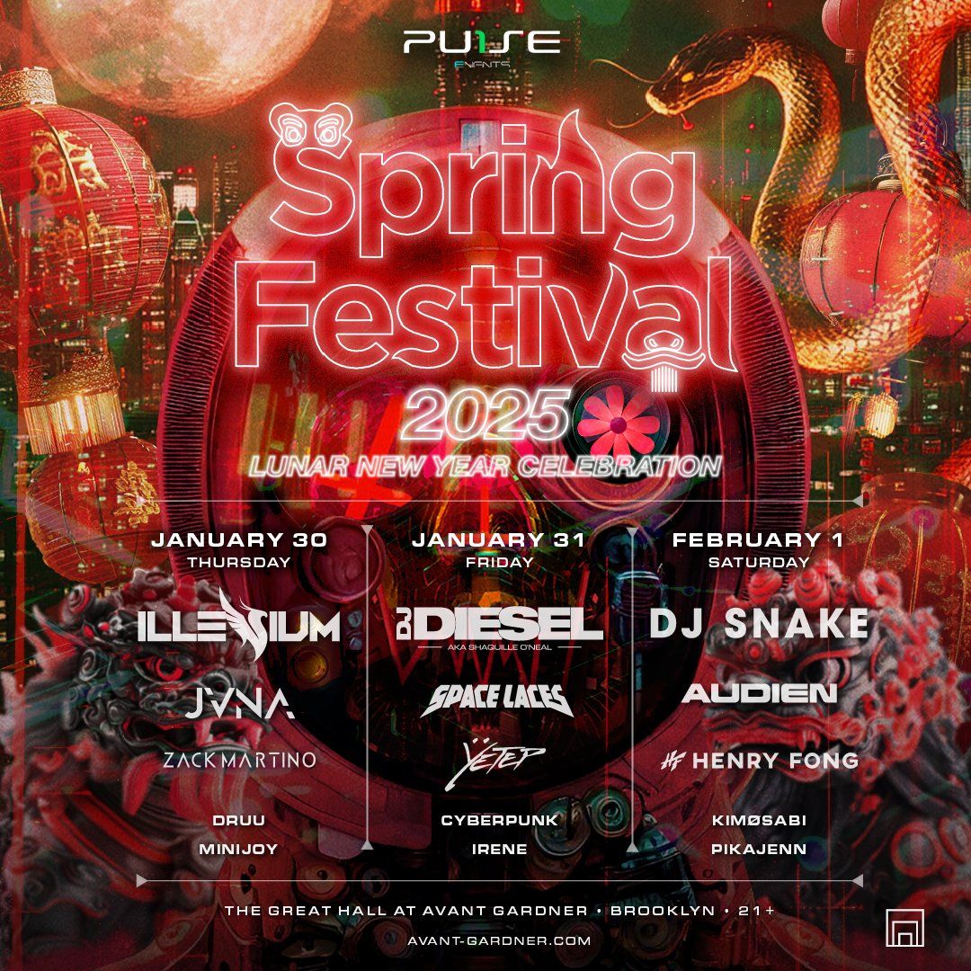 Spring Festival: Lunar New Year Celebration with DJ Diesel at Great Hall - Avant Gardner