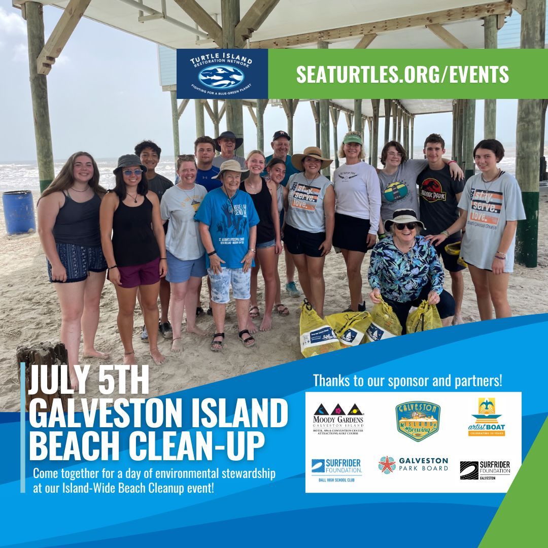 July 5th Galveston Island-Wide Beach Cleanup