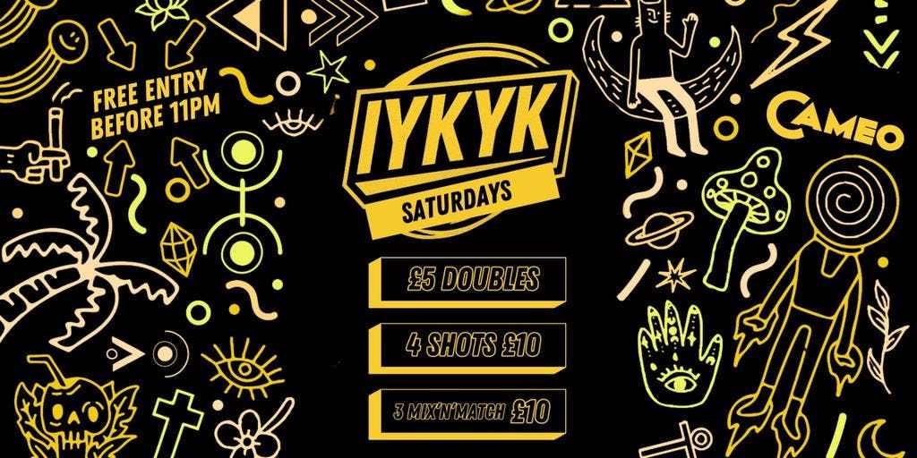 Cameo Bournemouth Saturday  - IYKYK