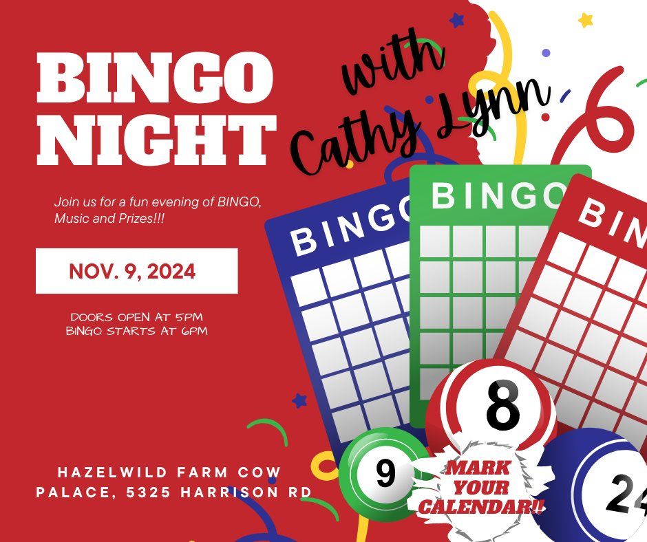 BINGO at Hazelwild Farm