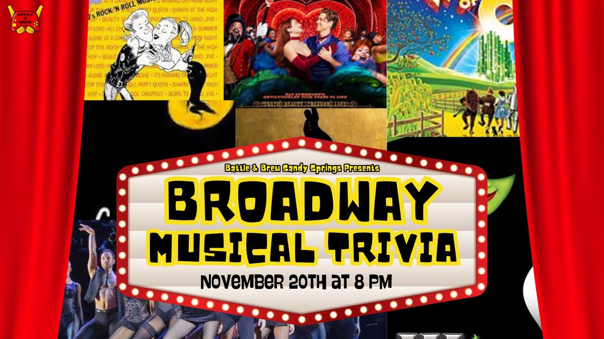 Broadway\/Musicals Trivia Night