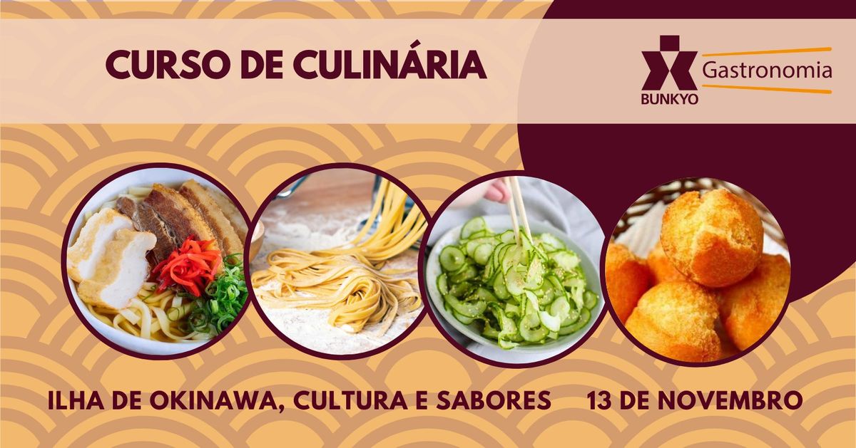 Curso de Gastronomia no Bunkyo - Ilha de Okinawa, cultura e sabores