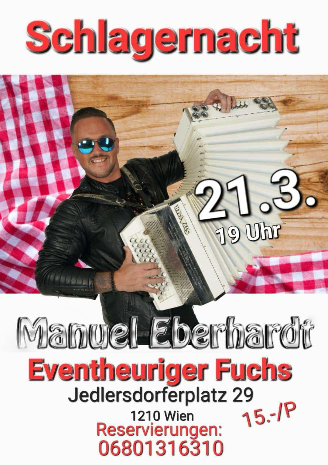 Schlagernacht mit Manuel Eberhardt