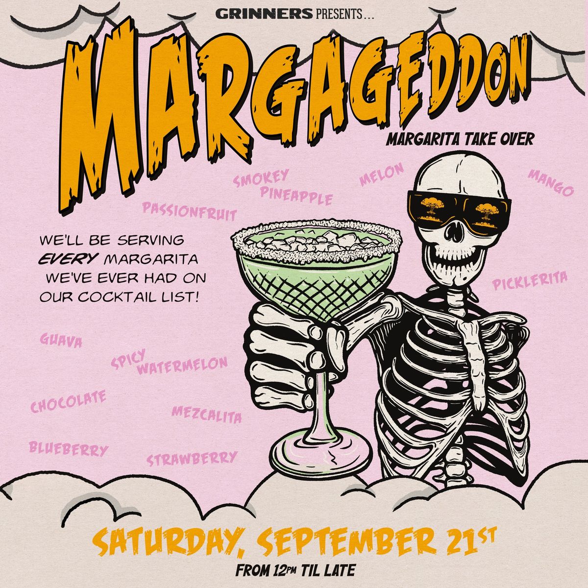 Margageddon - Margarita takeover at Grinners