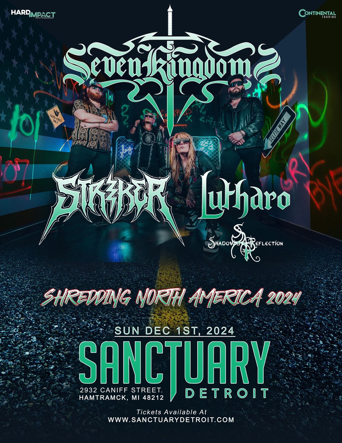 Seven Kingdoms, Striker, Lutharo, Shadow's Reflection at The Sanctuary 12\/1\/24