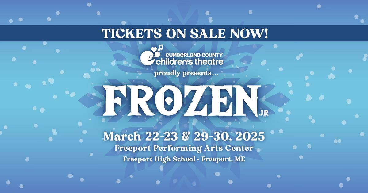 Frozen Jr. presented by Cumberland County Children\u2019s Theatre