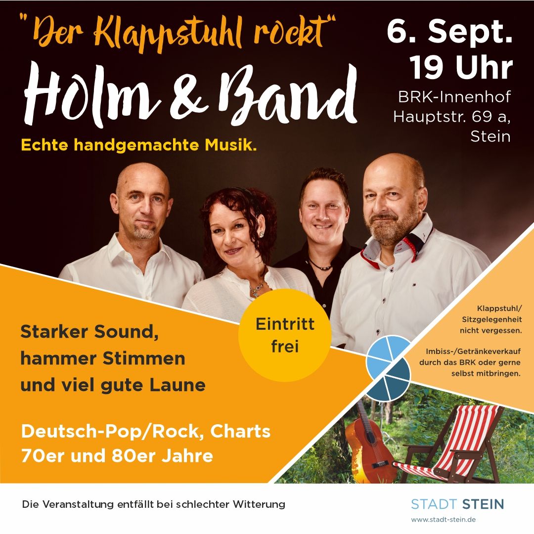 Der Klappstuhl rockt \u2013 Holm & Band
