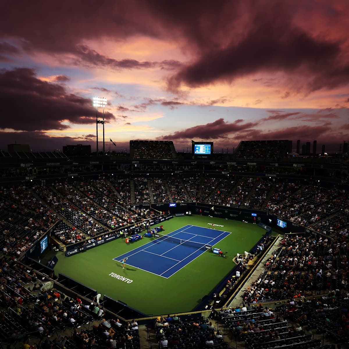 National Bank Open - Womens First Round at IGA Stadium - Centre Court