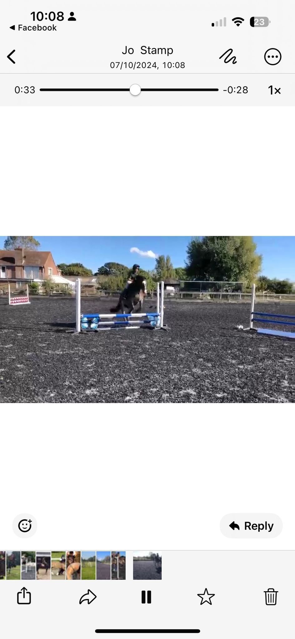 Showjumping with Sam Garry 