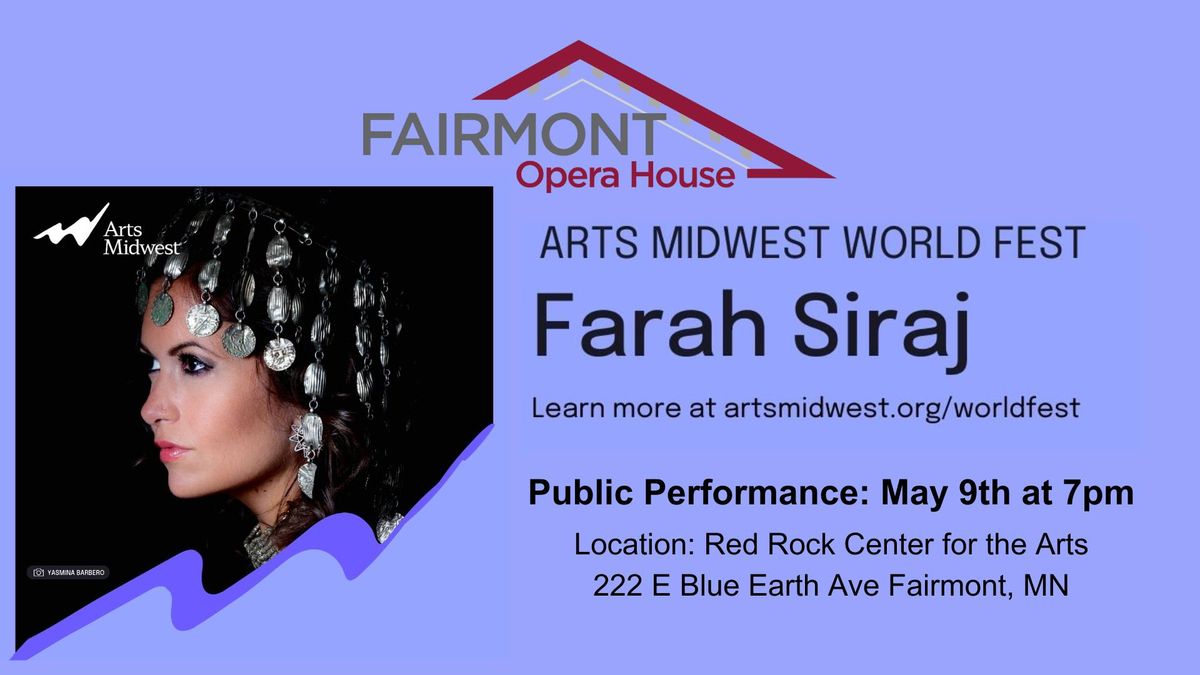 Arts Midwest Worldfest: Farah Siraj