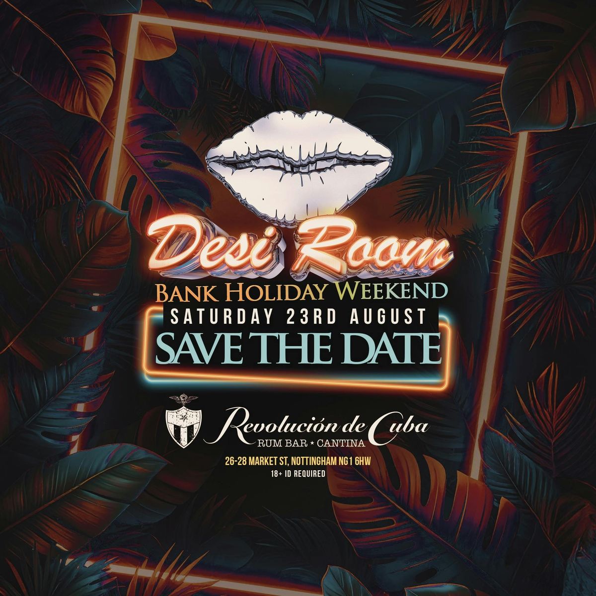 Desi Room - Bank Holiday at Revs De Cuba Nottingham