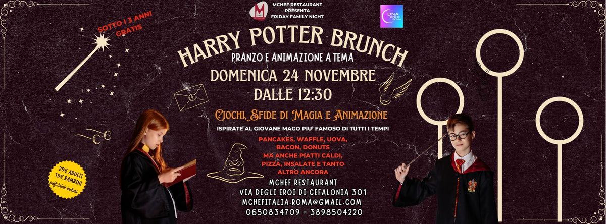 Harry Potter Brunch - Pranzo a buffet con animazione a tema... e piatti deliziosi!