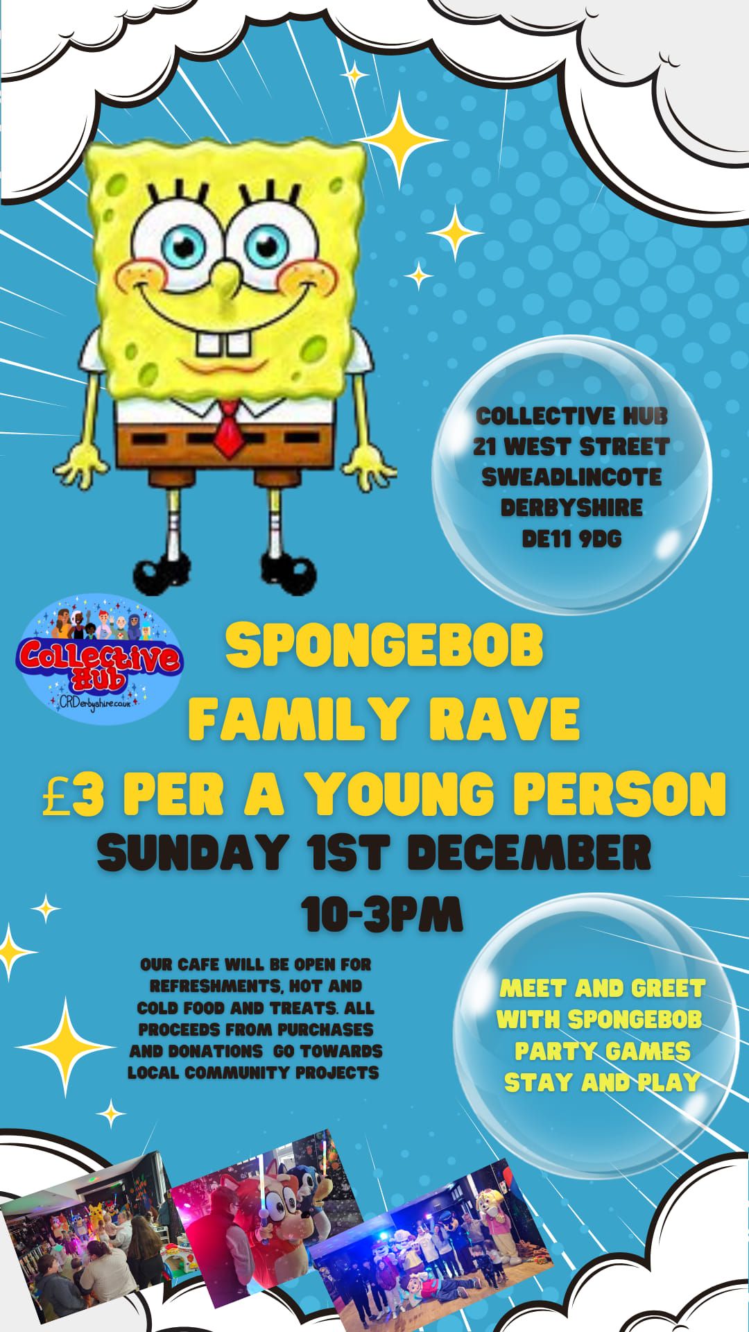 Spongebob Family Rave - Swadlincote 