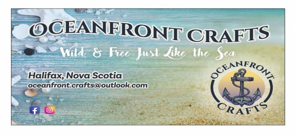 Oceanfront Crafts on The Halifax Boardwalk June 25, 26, 27 and 30