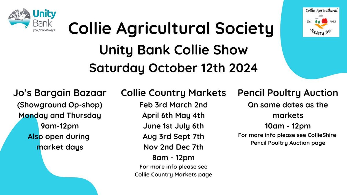 2024 Unity Bank Collie Show