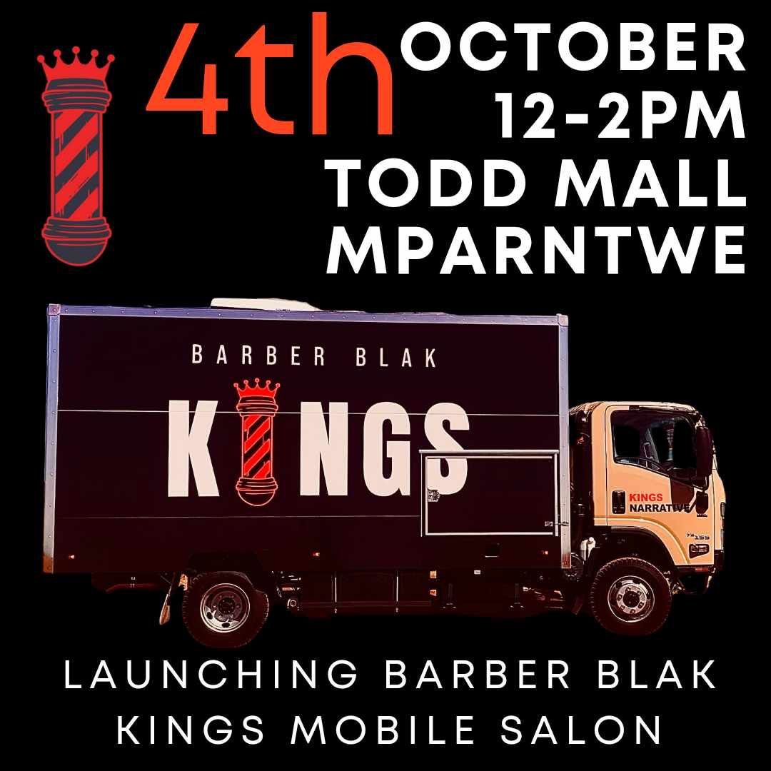 Barber Blak Kings Mobile Salon Launch. 