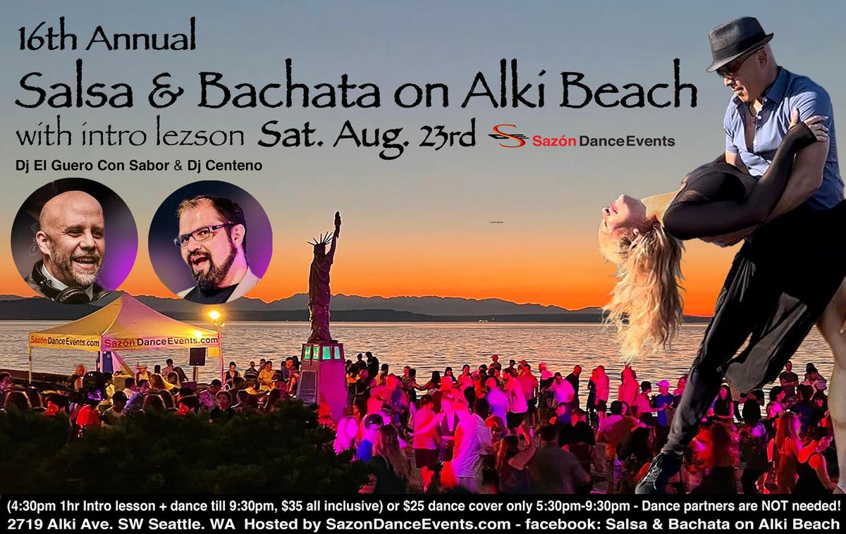 Salsa & Bachata on Alki Beach w\/intro lesson +J&J Competition - vol. 5