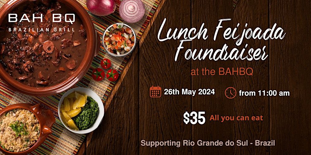 Serving Hope: Lunch Feijoada Fundraiser at Bah BBQ