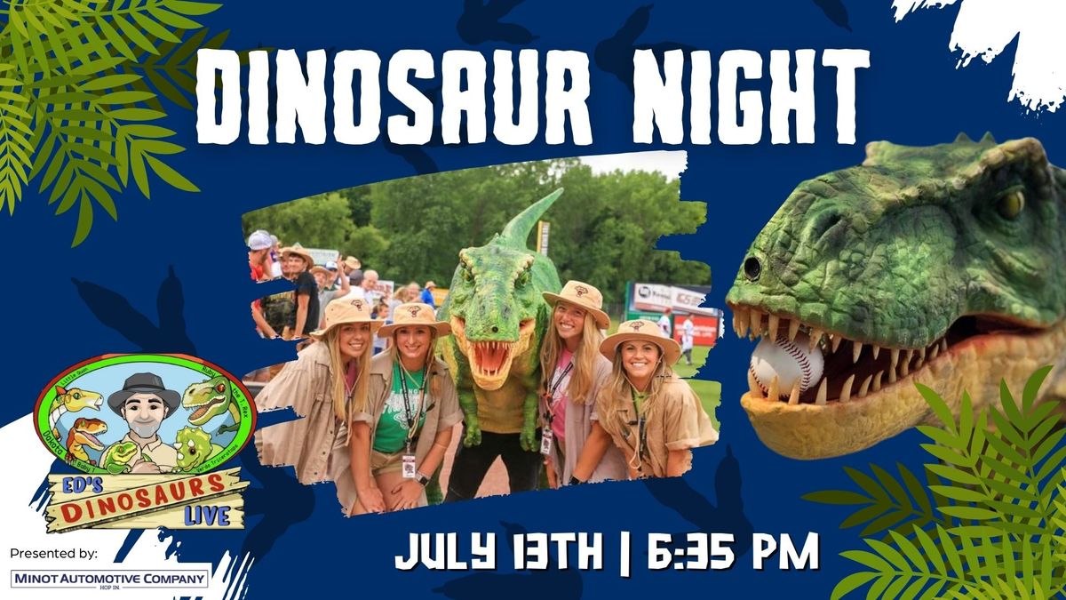 Dinosaur Night at the Ballpark Featuring Ed's Dinosaur LIVE \ud83e\udd96