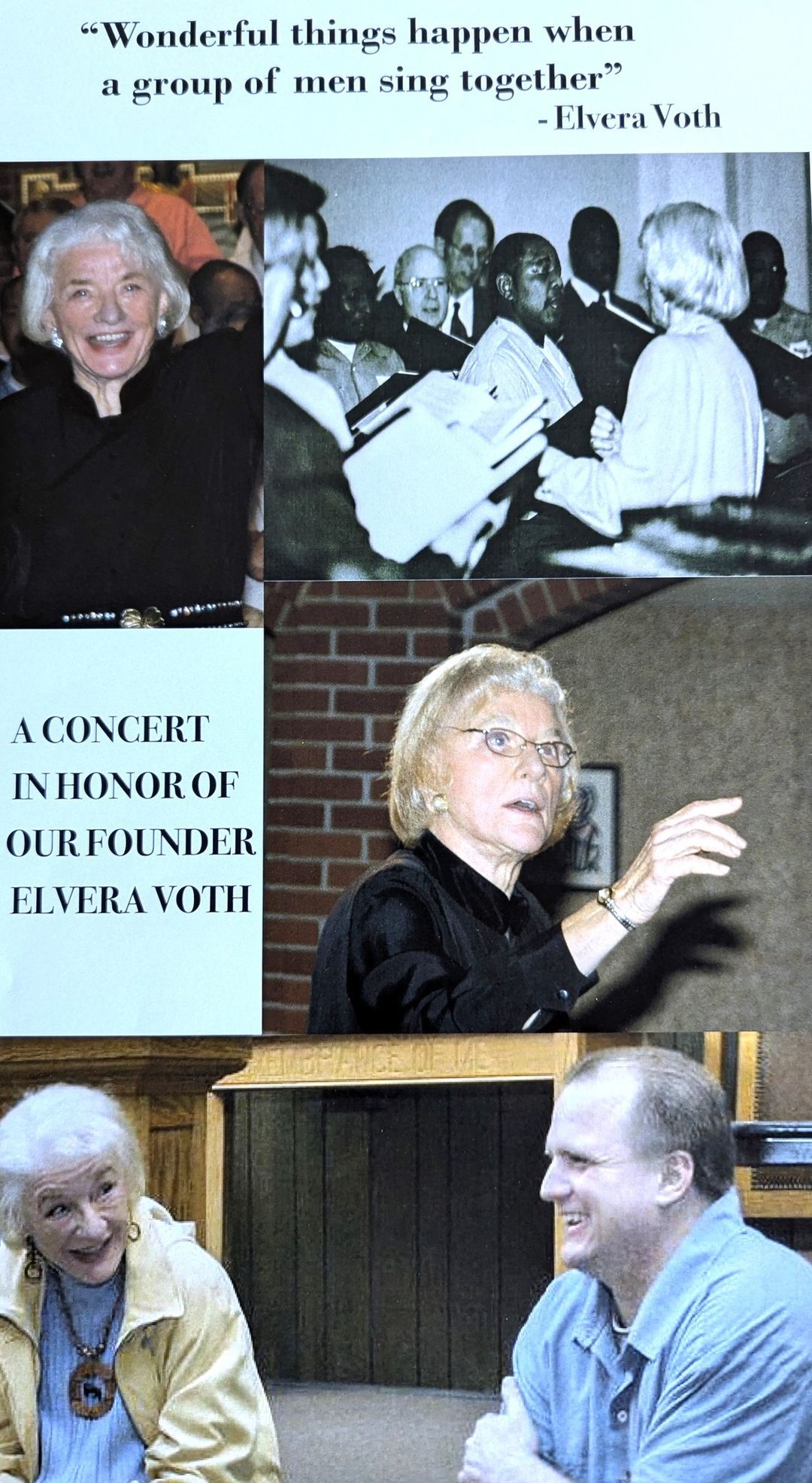 East Hill Singers present A Tribute to Elvera Voth