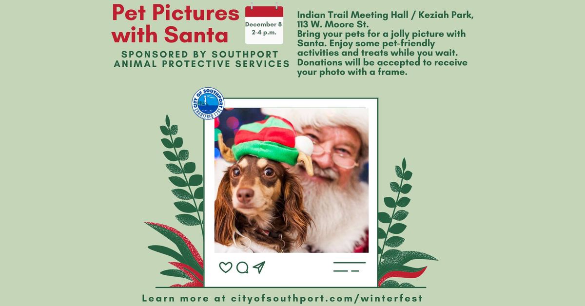 Pet Pictures with Santa