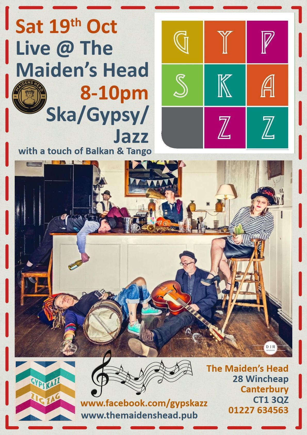 LIVE MUSIC: Gypskazz @ 8pm