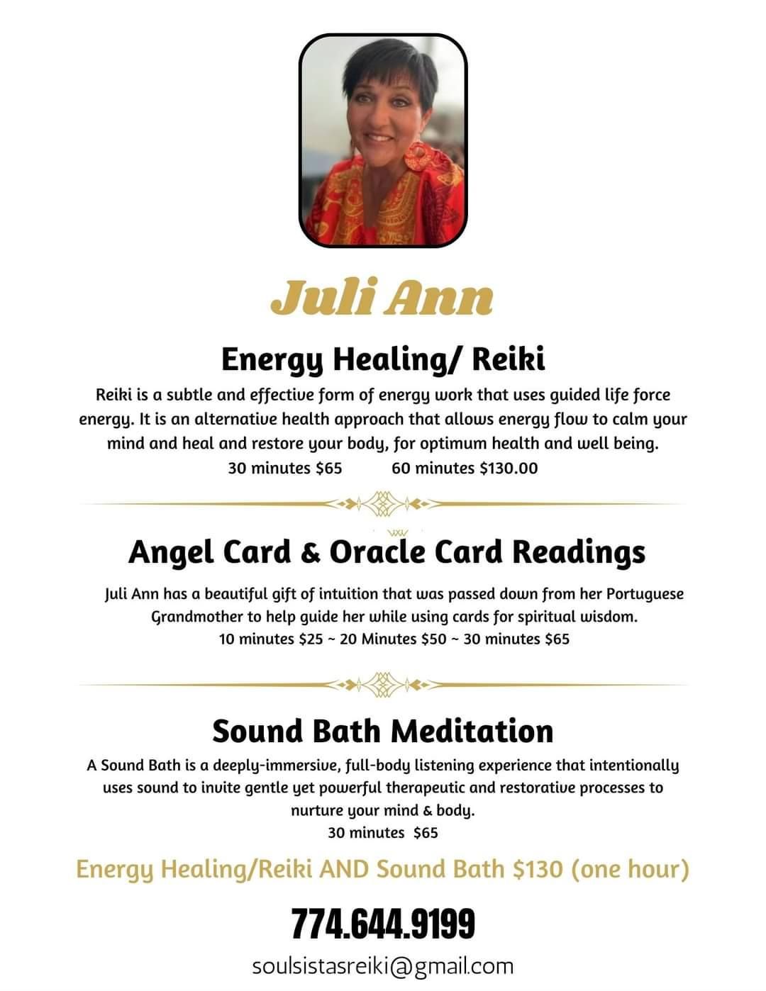 Energy Healing with Juli Ann
