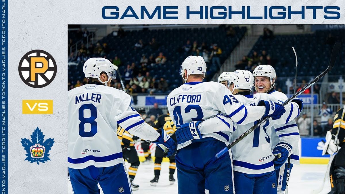 Providence Bruins at Toronto Marlies