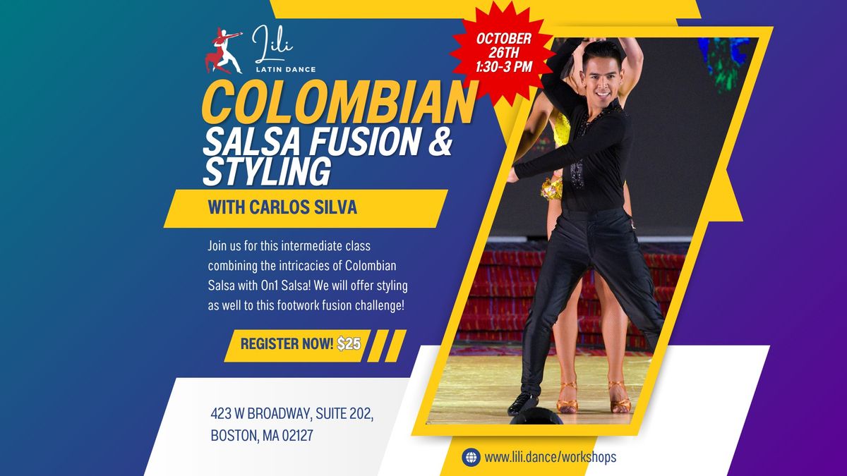 Lili Latin Dance Presents: Colombian Salsa Fusion with Carlos 10\/26\/2024