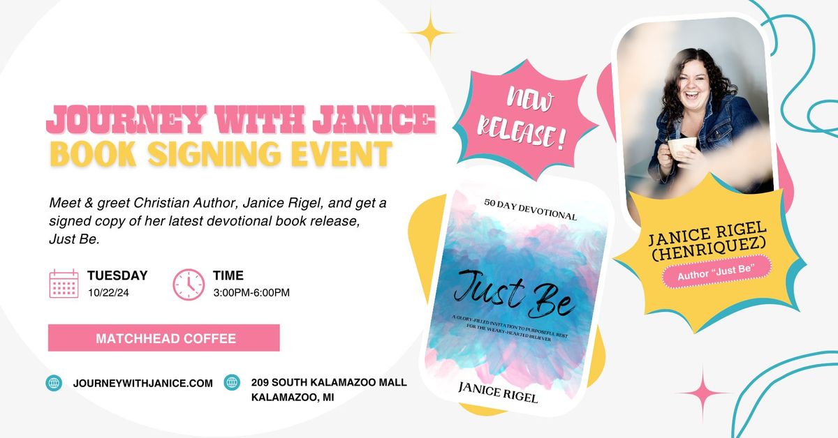 JUST BE BOOK SIGNING EVENT