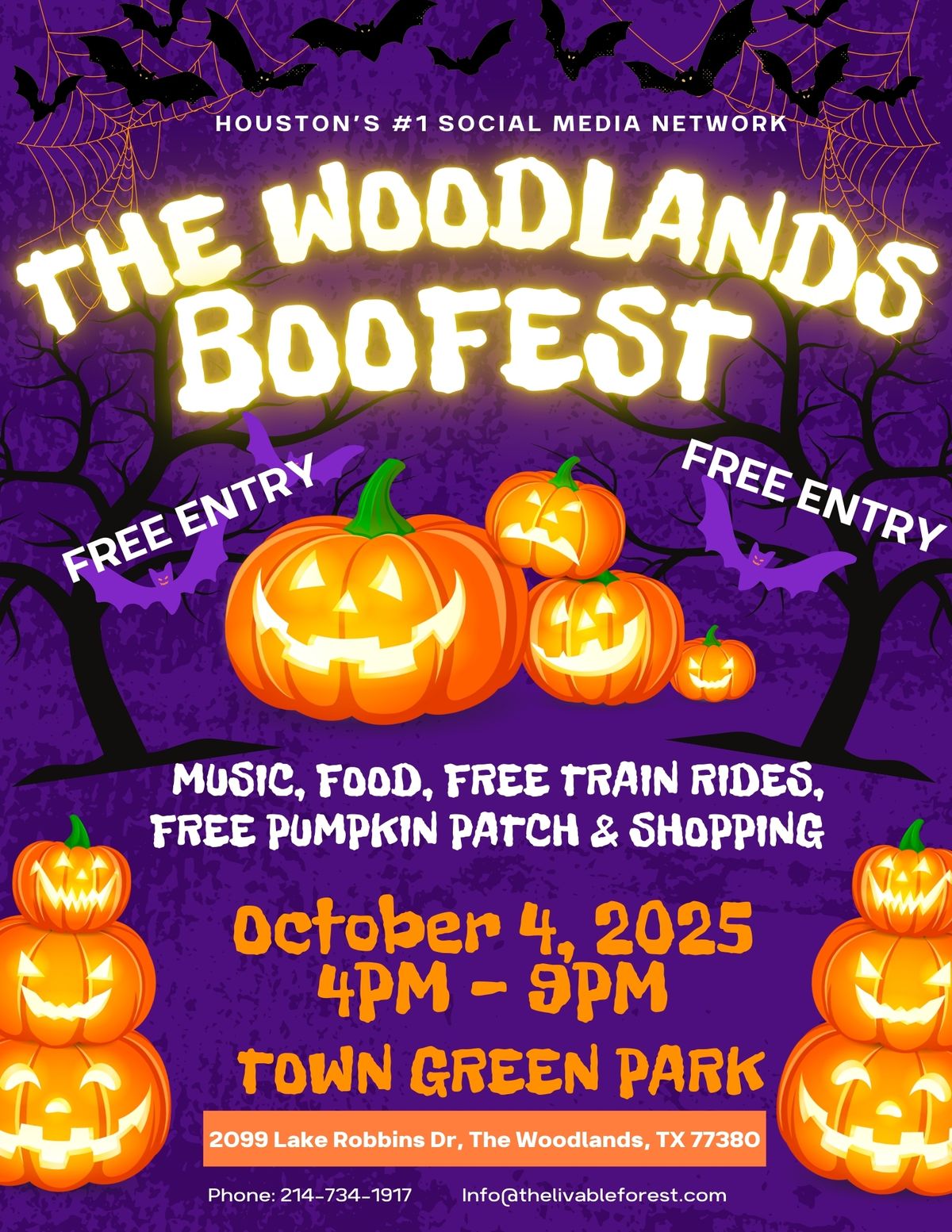 THE WOODLANDS BOOFEST 2025