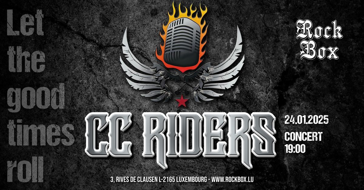 CONCERT \u2022 CC RIDERS \u2022 ROCKBOX LUXEMBOURG \ud83e\udd18\ud83c\udfb8