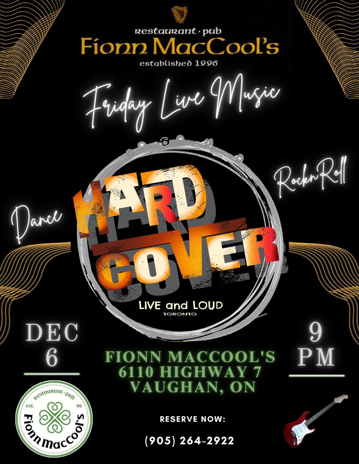 HARDCOVER RocknRoll Night - Fionn MacCool's Woodbridge