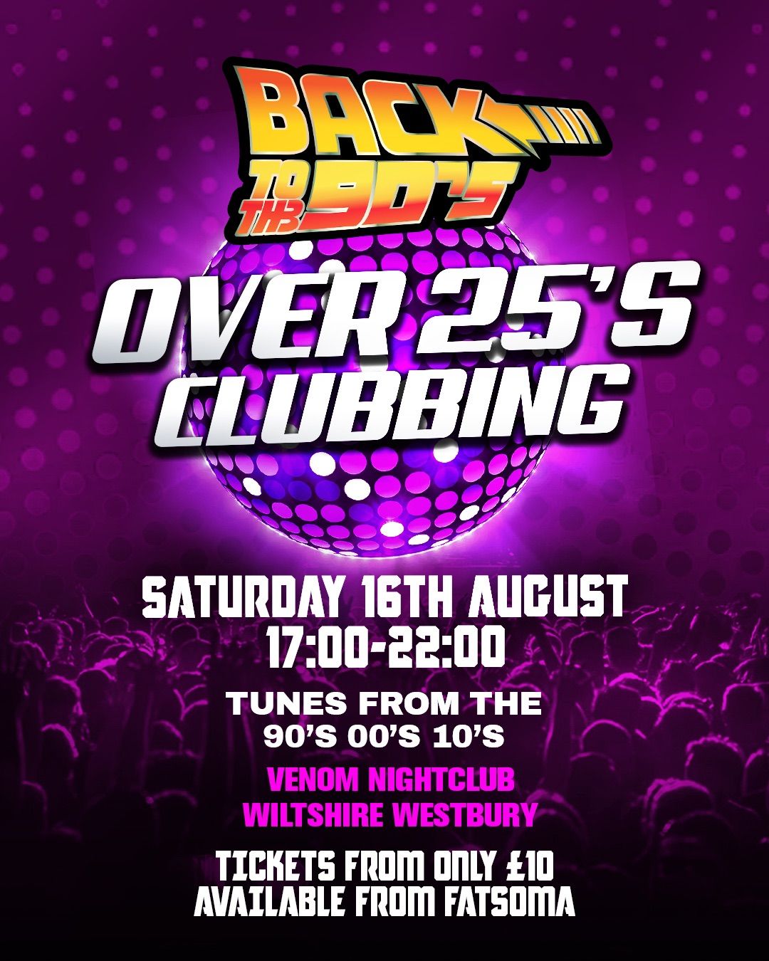 OVER 25\u2019S DAY CLUBBING 