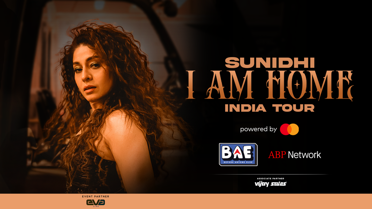 Sunidhi Chauhan - I Am Home India Tour 2025-26