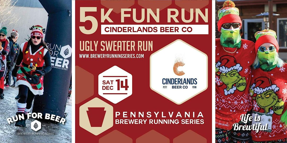 Ugly Sweater Run x Cinderlands | 2024 PA Brewery Running Series