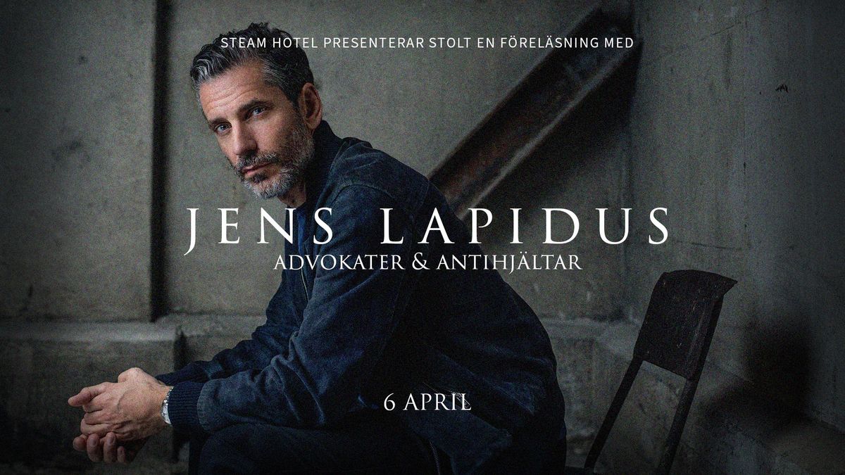  F\u00f6rel\u00e4sning med Jens Lapidus