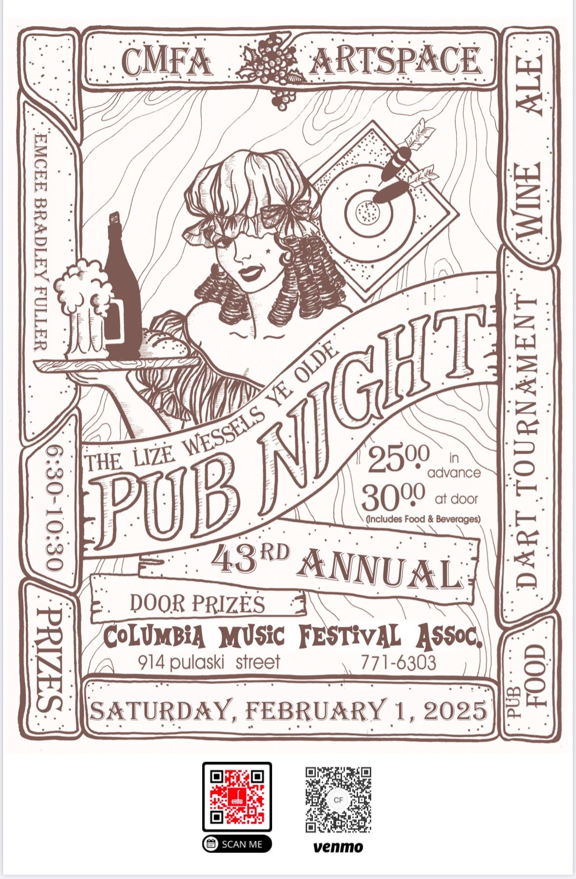 CMFA presents 43rd Annual PUB Night