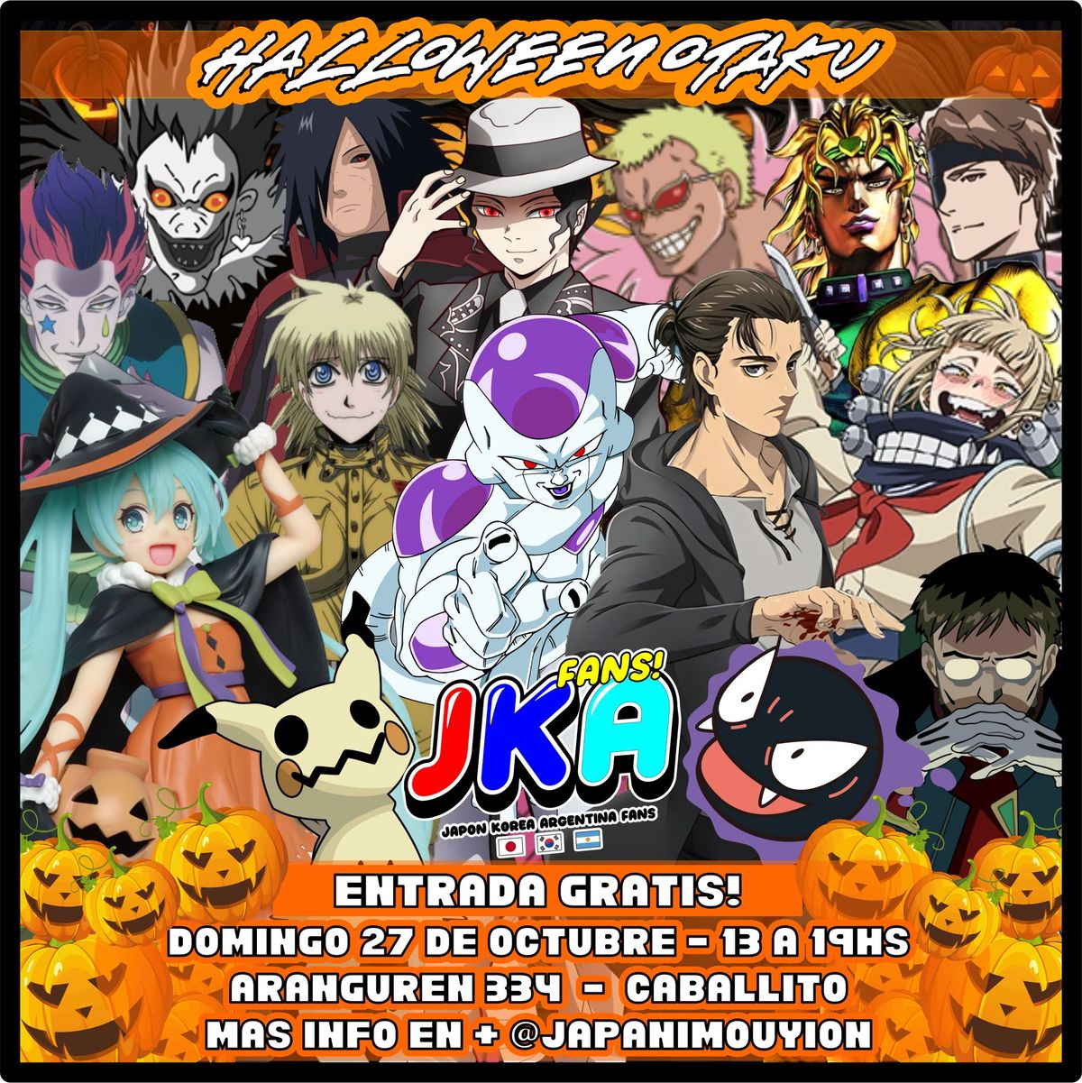 JKA FANS HALLOWEEN \/\/ GRATIS EN CABALLITO \/\/ ANIME PARA TODA LA FAMILIA!