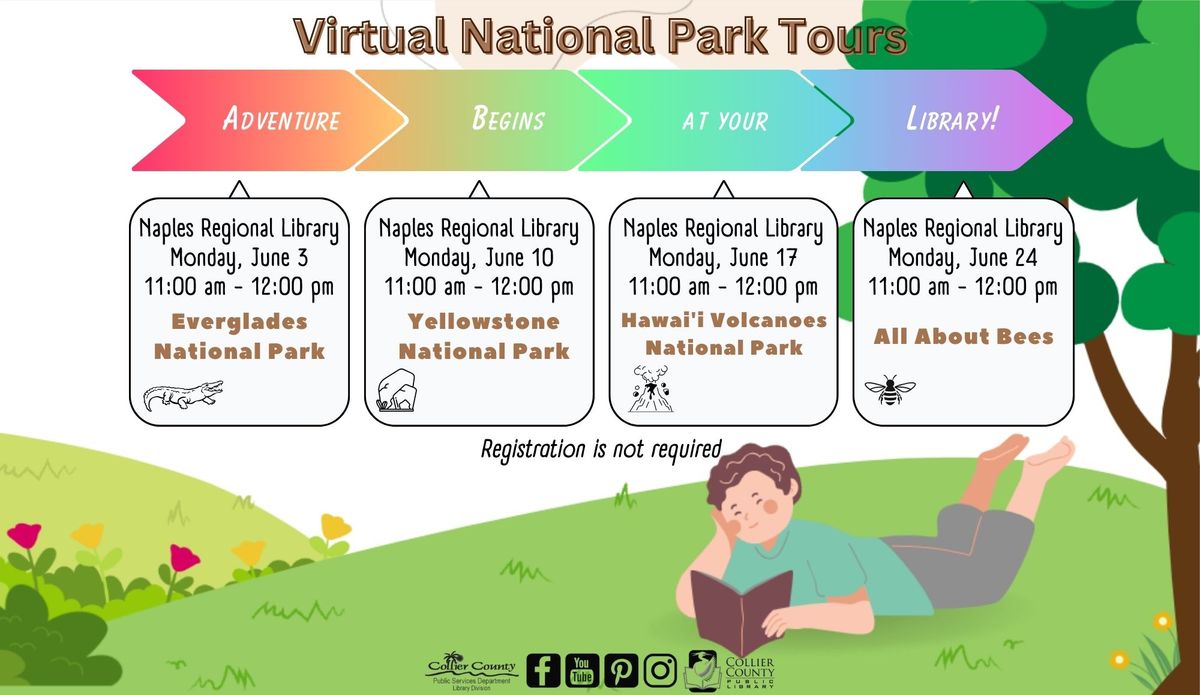 Virtual National Park Tours at Naples Regional Library