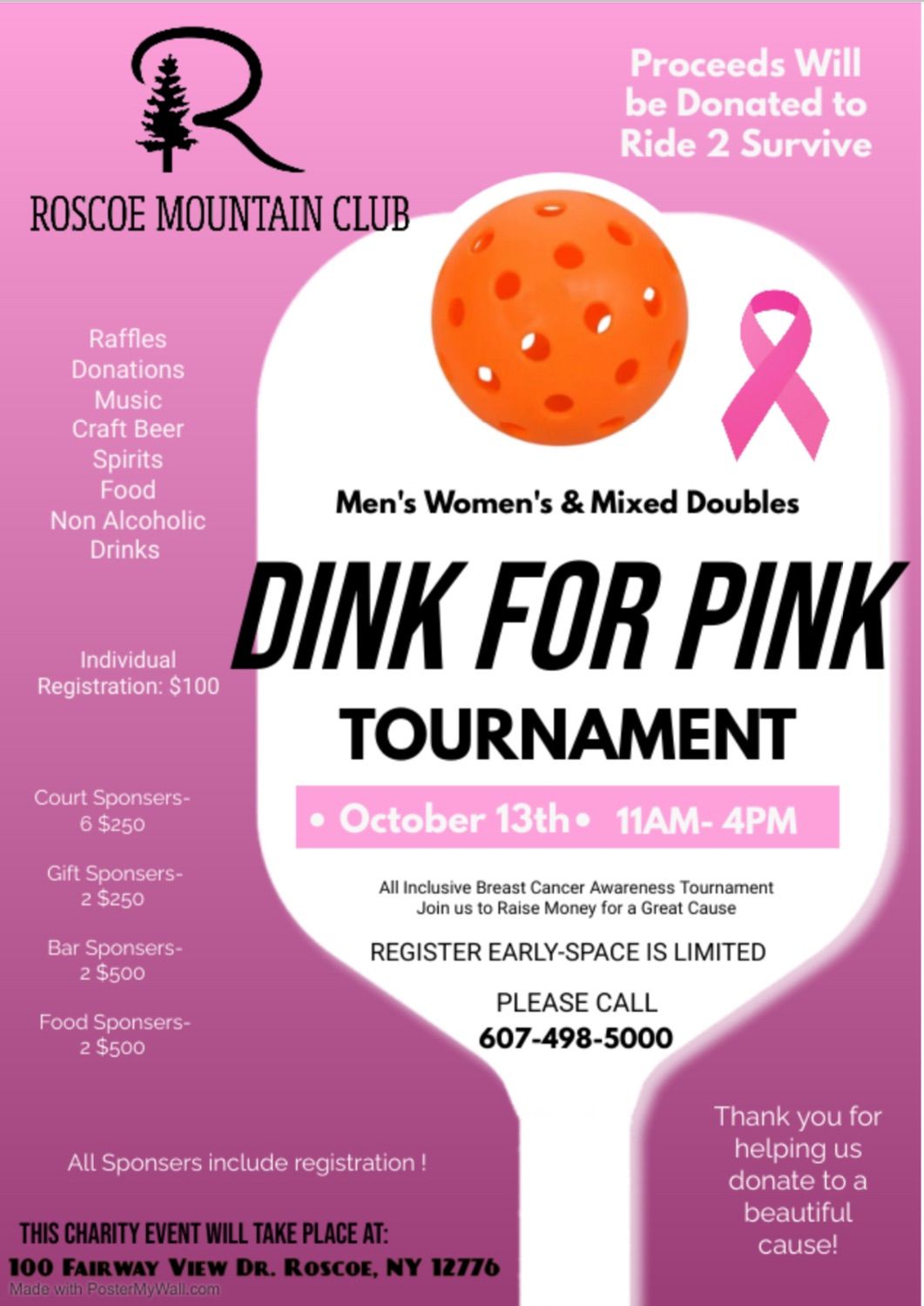 Dink 4 Pink Charity Event 