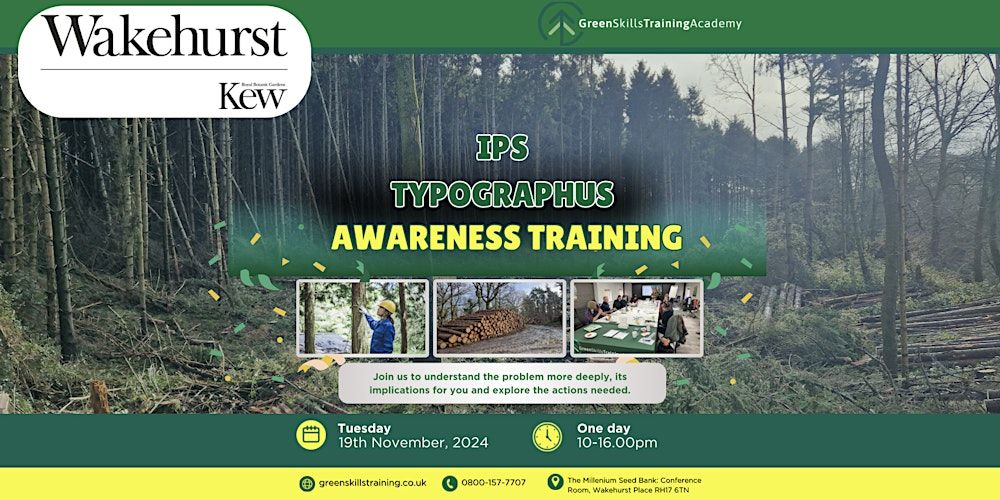 Ips typographus Awareness Training hosted at Kew Gardens