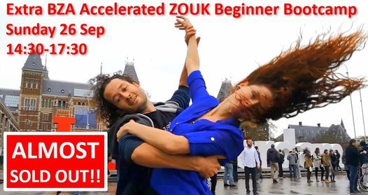 Extra BZA Accelerated ZOUK Beginner Bootcamp with Gert & Eva -14:30-17:30  ALMOST SOLD-OUT!!
