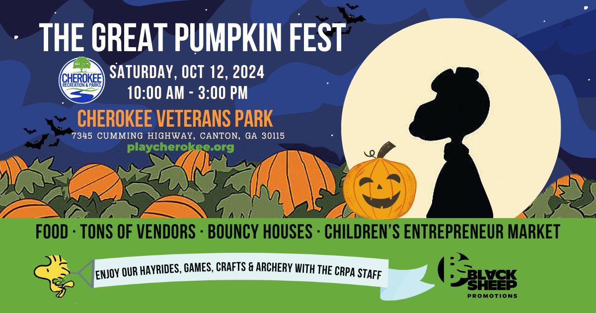 The Great Pumpkin Fest on Oct 12th